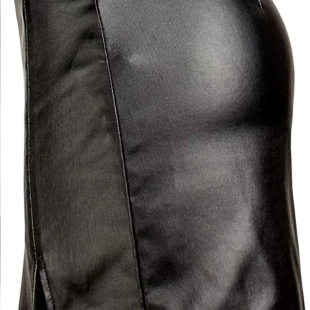 Vegan Leather Mini Skirt - Picture 14 of 14